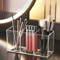 3-grid Makeup Brush Holder