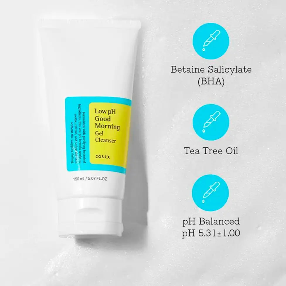 CosRX Low pH Good Morning Gel Cleanser