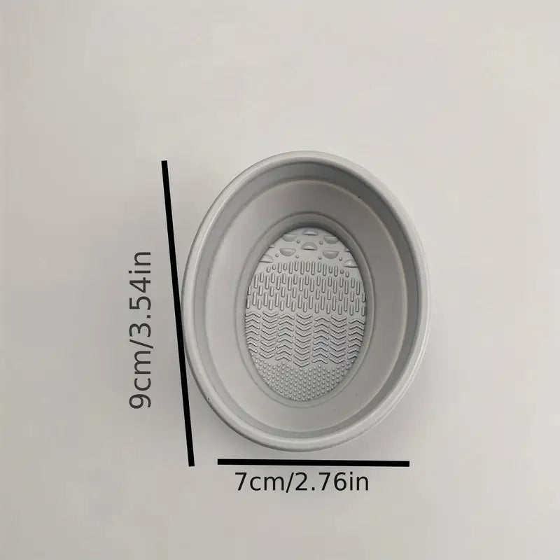1pc Foldable Makeup Brush Cleaner Pad For Beauty Blender, Makeup Sponge And Make