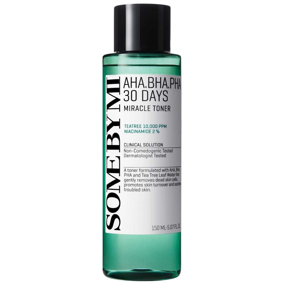 Some by Mi AHA-BHA-PHA 30 Days Miracle Toner Soothes the Skin